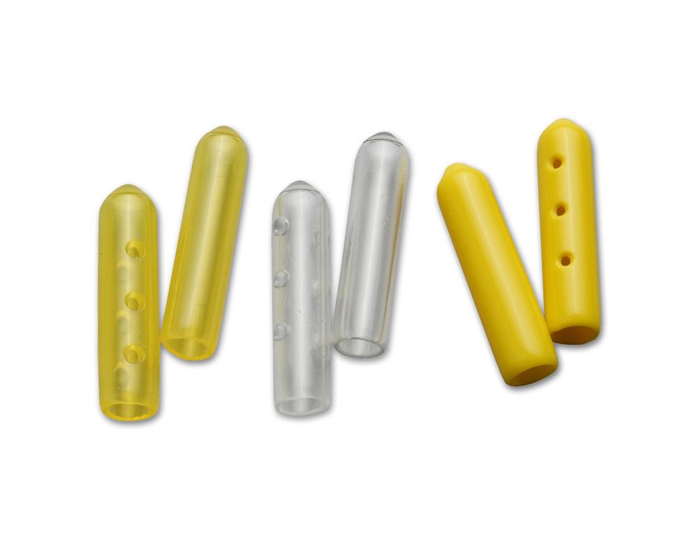 instrument tip protectors solid : Size: 5 x 25mm, Yellow, Vented