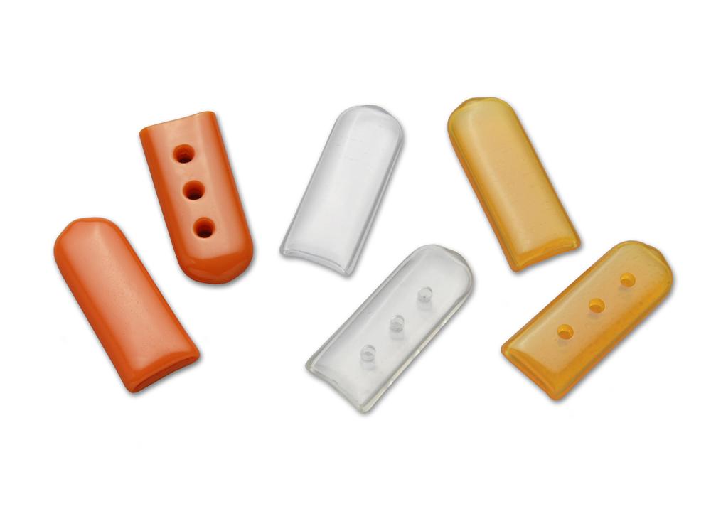 protecteurs d'embouts d'instruments teintés : Couleur : Orange, ventilé