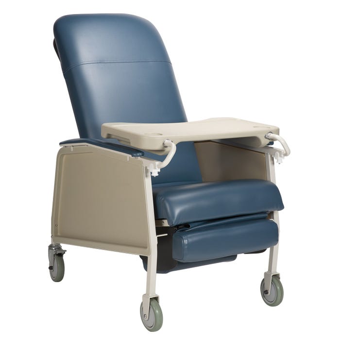Dynarex Bariatric 3-Position Geri Chair: Comfort and Support for Larger Patients