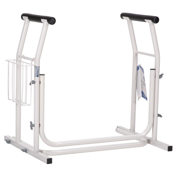 Dynarex Freestanding Toilet Rail - Sturdy Support Solution