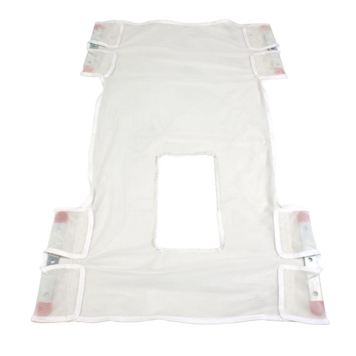 Standard Seat/Back Sling w/ Commode Opening - Mesh Comfort