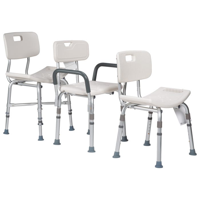 Dynarex Deluxe Shower Chair with Back - Comfort & Stability